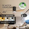 iFan 3 Blades 46in/52in Ceiling Fan with Light