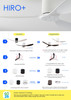 Crestar Hiro+ 3 Blade 42"/50" Smart Ceiling Fan