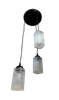 668/3 E27 Square Glass Dining Lamp