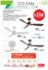Fanco Rezo 3 36"/ 46"/52" DC LED Ceiling Fan