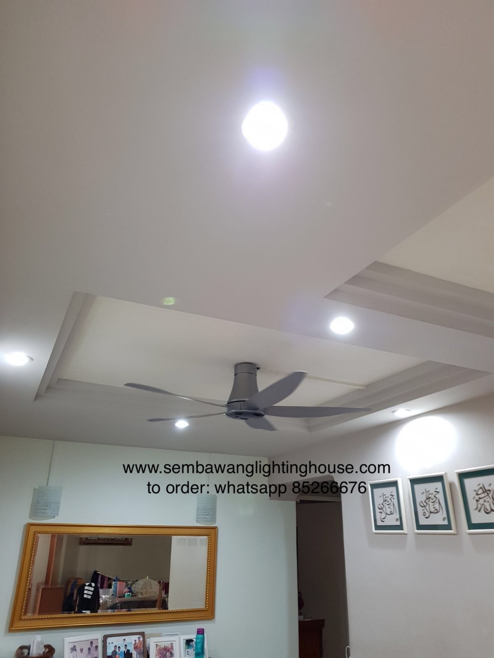 Buy KDK T60AW 60" DC Ceiling Fan without light (Grey)