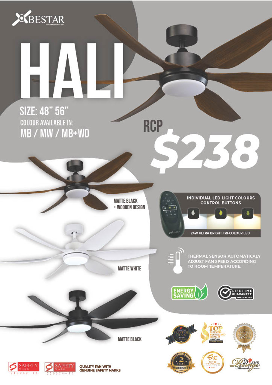 gray blade ceiling fan