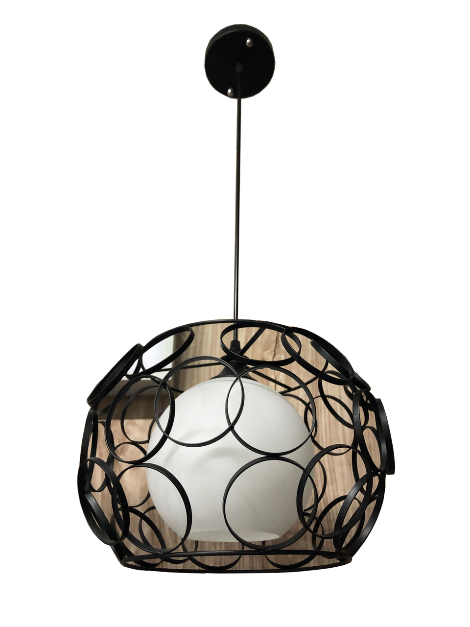 hanging sphere lamp