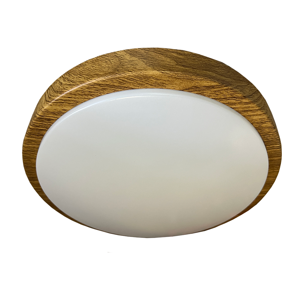 2302-230mm Dark Oak Acrylic Ceiling Lamp - Sembawang Lighting House Pte Ltd