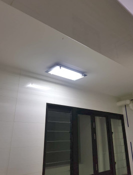 8031 Black Rectangle LED 36W Ceiling Lamp