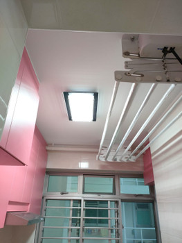 8031 Black Rectangle LED 36W Ceiling Lamp (good for kitchen)