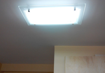 8018 White LED 36W Rectangle Ceiling Lamp (Climate Voucher Eligible)