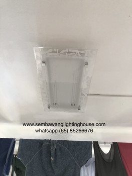 8044 White LED 36W Rectangle Ceiling Lamp (Climate Voucher Eligible)