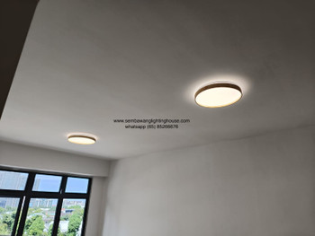 7802-500mm Pine Acrylic Ceiling Lamp (Climate Voucher Eligible)