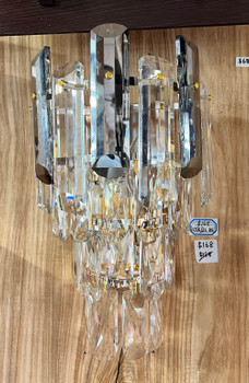 9006 E14 Crystal Wall Light (Climate Voucher Eligible)