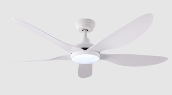 Bestar Wind White Ceiling Fan with light