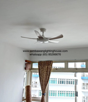 Sample: Bestar Vesta White Ceiling Fan