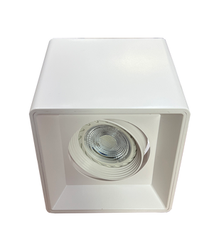 SY5580 White Square Surface Mount GU10 Ceiling Lamp