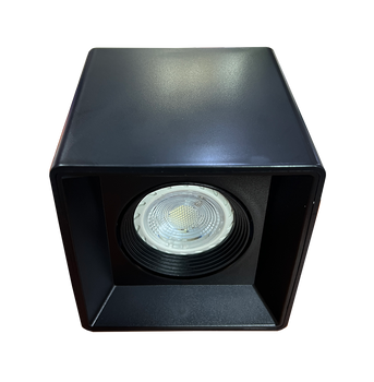 SY5580 Black Square Surface Mount GU10 Ceiling Lamp