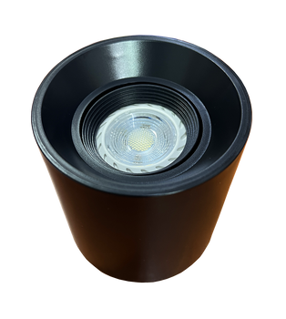 SY5580 Black Round Surface Mount GU10 Ceiling Lamp