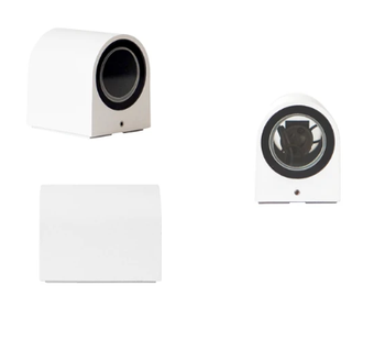 Liniq WL-501-1 Outdoor Wall Lamp (Black/White)