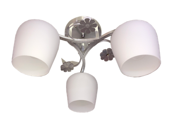 6659/3 Aluminium E27 Ceiling Lamp (Climate Voucher Eligible)