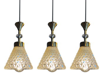 8038/3 Gold E27 Dining Lamp (Climate Voucher Eligible)