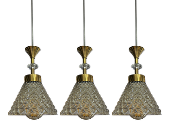 8038/3 Gold E27 Dining Lamp (Climate Voucher Eligible)