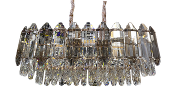 6943/8 Long Gold E14 Crystal Chandelier (Climate Voucher Eligible)