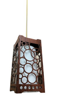 4230/1L Brown Pendant Lamp