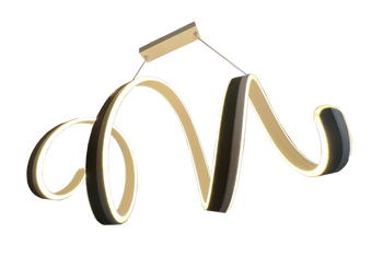 HD802 Gold Round Modern Hanging Lamp