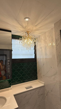 A08-5L Ceiling Mount Crystal Lamp (E14)