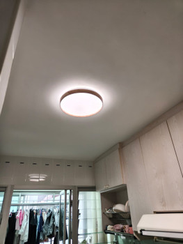DY-CL19-400mm Round Pine Ceiling Lamp (Climate Voucher Eligible)