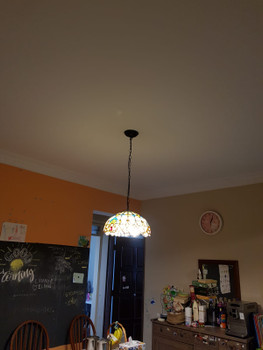 9157/3 Tiffany E27 Pendant Lamp