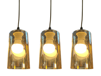 Tea Glass/3 E27 Dining Lamp