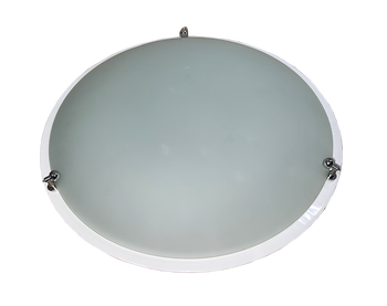 9011-500mm White Glass Ceiling Light