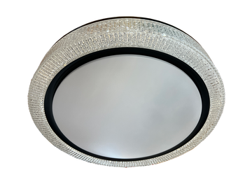 9974/36W 400mm Black Acrylic Ceiling Lamp