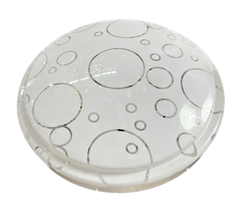 829 Acrylic Line White Ceiling Lamp (190mm)
