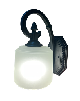 988 Black E27 Wall Light