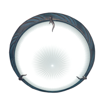 537-400mm Glass Ceiling Light