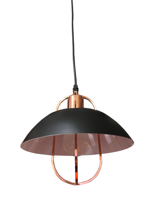 XJP11 Black and Rose Gold Pendant Lamp