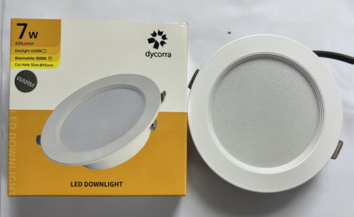 DY-DLT Round 7W downlight (surface: 115mm, cuthole: 95mm)