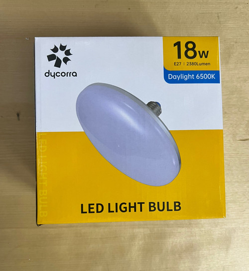 Dycorra E27 Single Color LED UFO bulb 18W (Daylight, Warm)