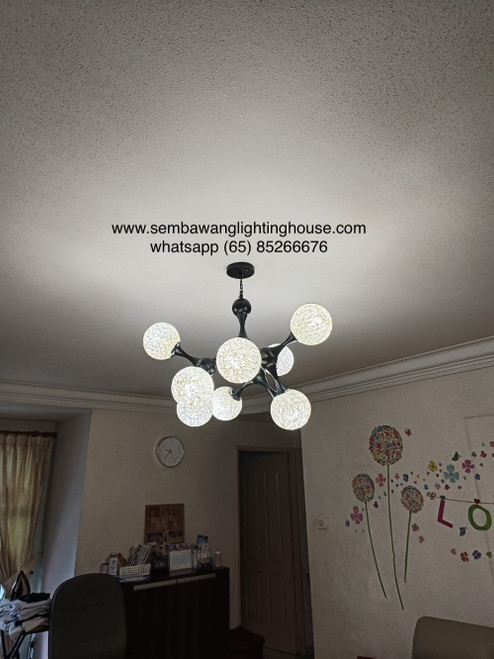 5319/9 Rattan Dining Lamp