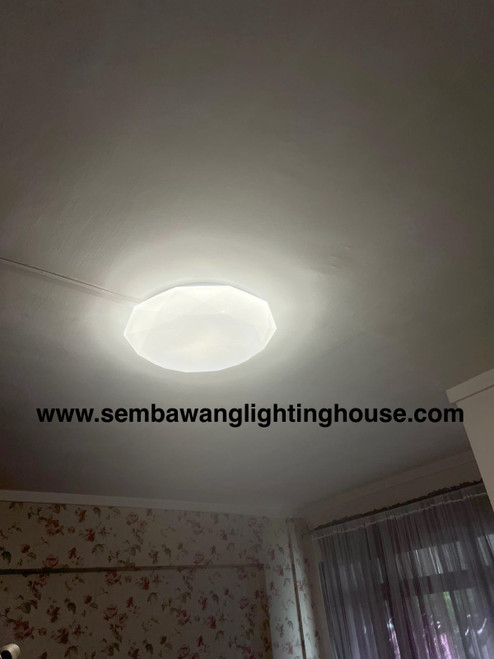 429-500mm Diamond White Acrylic Ceiling Lamp