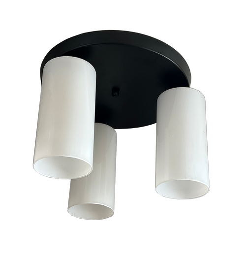 GL03/3 Black E27 Ceiling Lamp