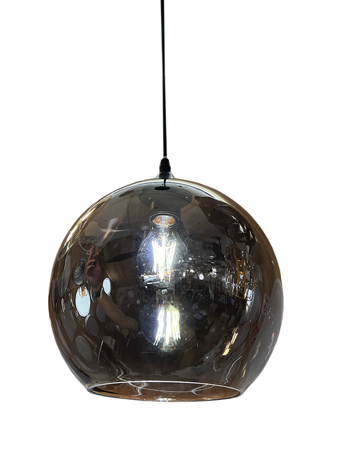 2275/1 Ash Glass Ball Pendant Lamp