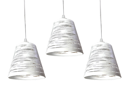 70/3 White E27 Dining Lamp