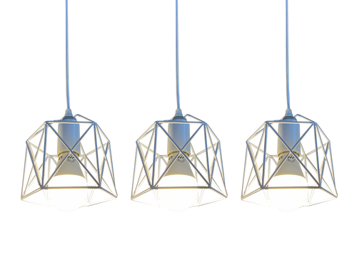 090/3 White E27 Dining Lamp (Climate Voucher Eligible)