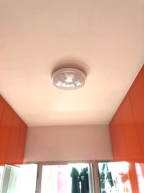 932 Acrylic Line White Ceiling Lamp (350mm)