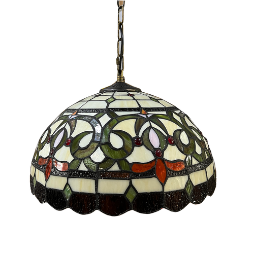 9103/3 Tiffany E27 Pendant Lamp