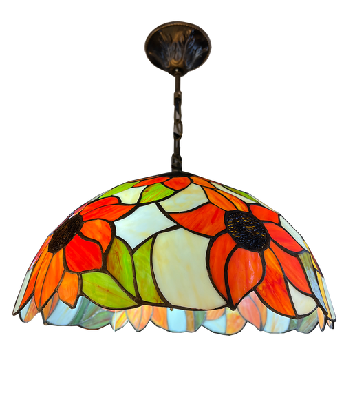 9039/3 Tiffany E27 Pendant Lamp