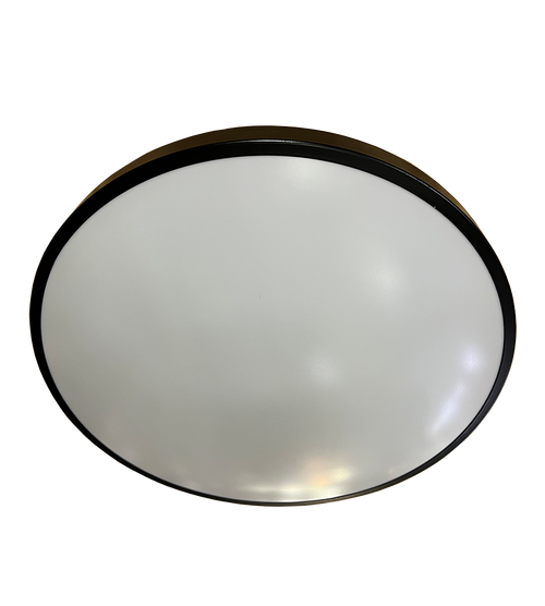 423/400mm Black Acrylic Round Ceiling Lamp (Climate Voucher Eligible)