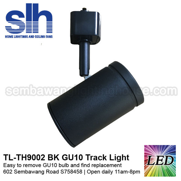Track Light - TH9002 Black (FOC GU10 Bulb) Track Light - TH9002 Black (FOC GU10 Bulb)