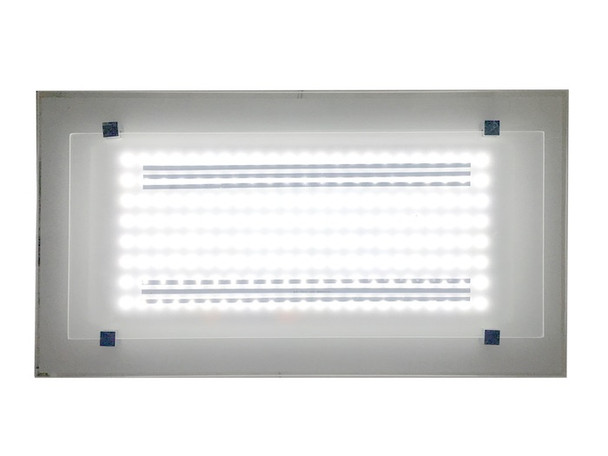 8009 White Rectangle Ceiling Lamp (36W tri color) (Climate Voucher Eligible)